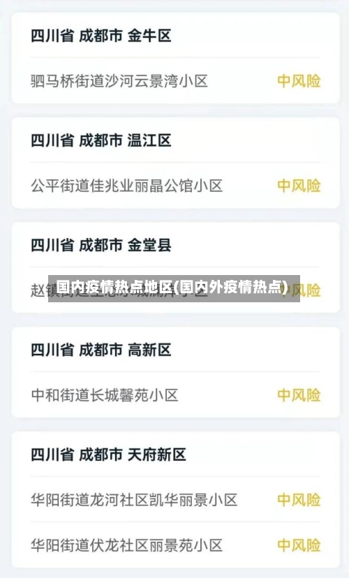 国内疫情热点地区(国内外疫情热点)-第2张图片