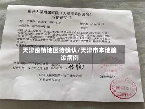 天津疫情地区待确认/天津市本地确诊病例