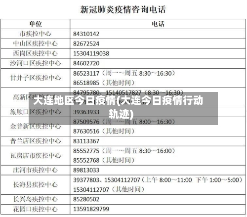 大连地区今日疫情(大连今日疫情行动轨迹)-第2张图片